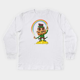 Unlucky Leprechaun Kids Long Sleeve T-Shirt